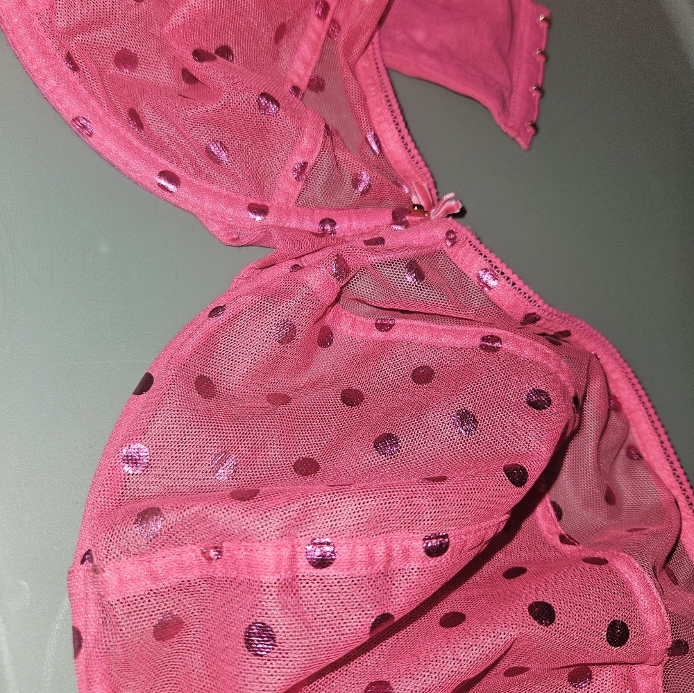 Polka dot bra